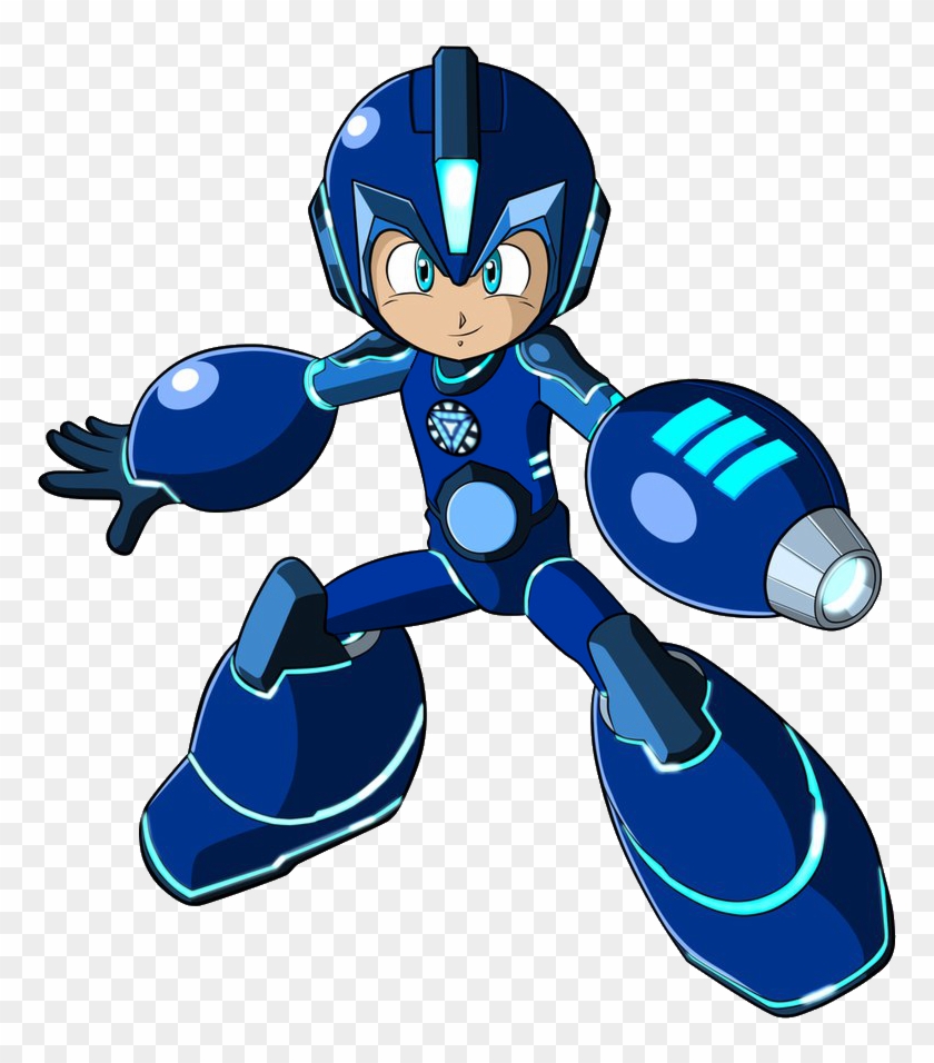 Mega Man By Disneybrony2012 - Mega Man Fully Charged Png Clipart