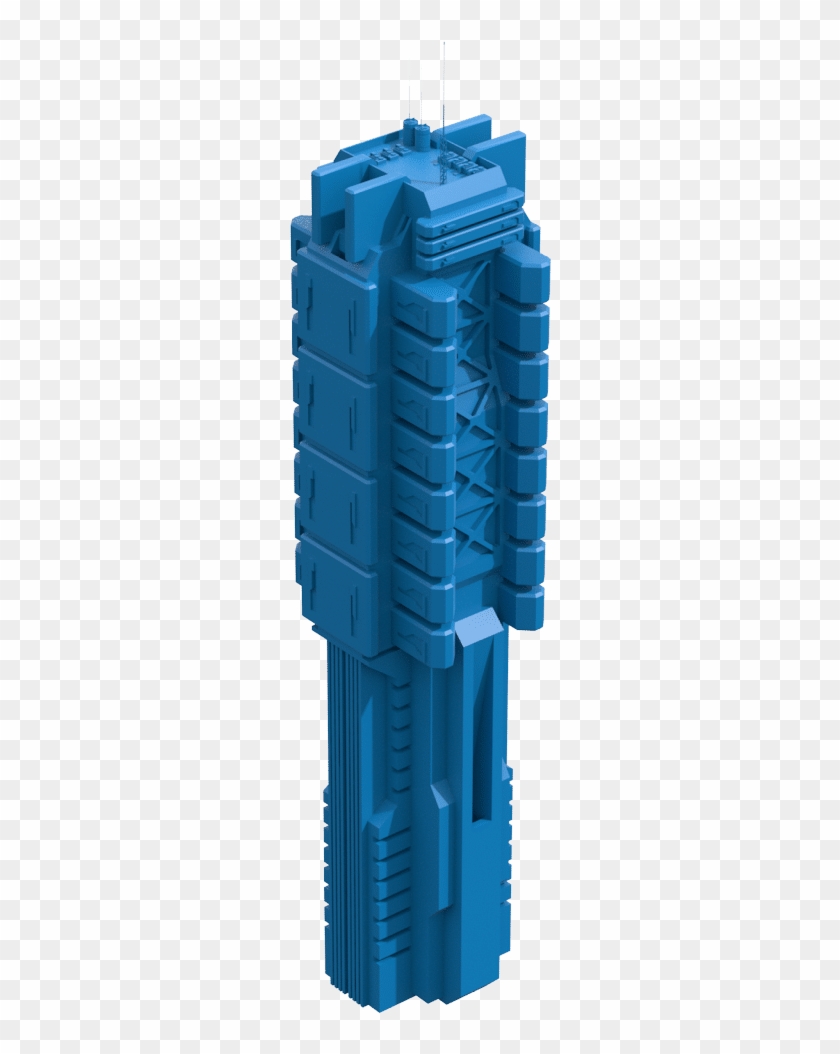 Scifi Skyscraper - Tread Clipart