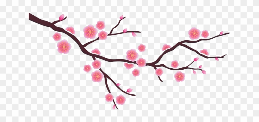 Jeju Island - Simple Cherry Blossom Drawing Clipart #243247