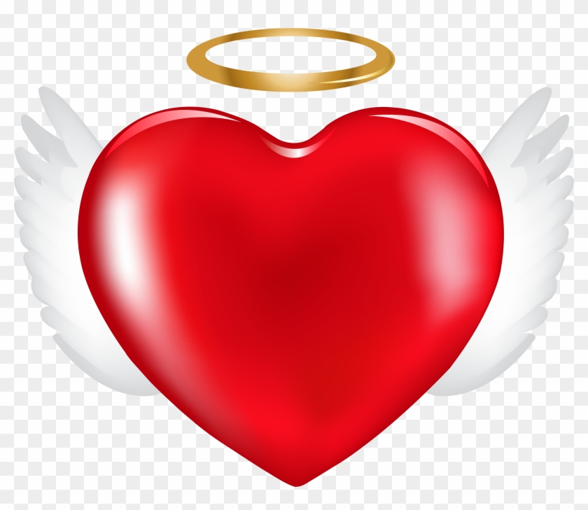 Angel Heart Png Clip Art Image - Portable Network Graphics Transparent Png #243274