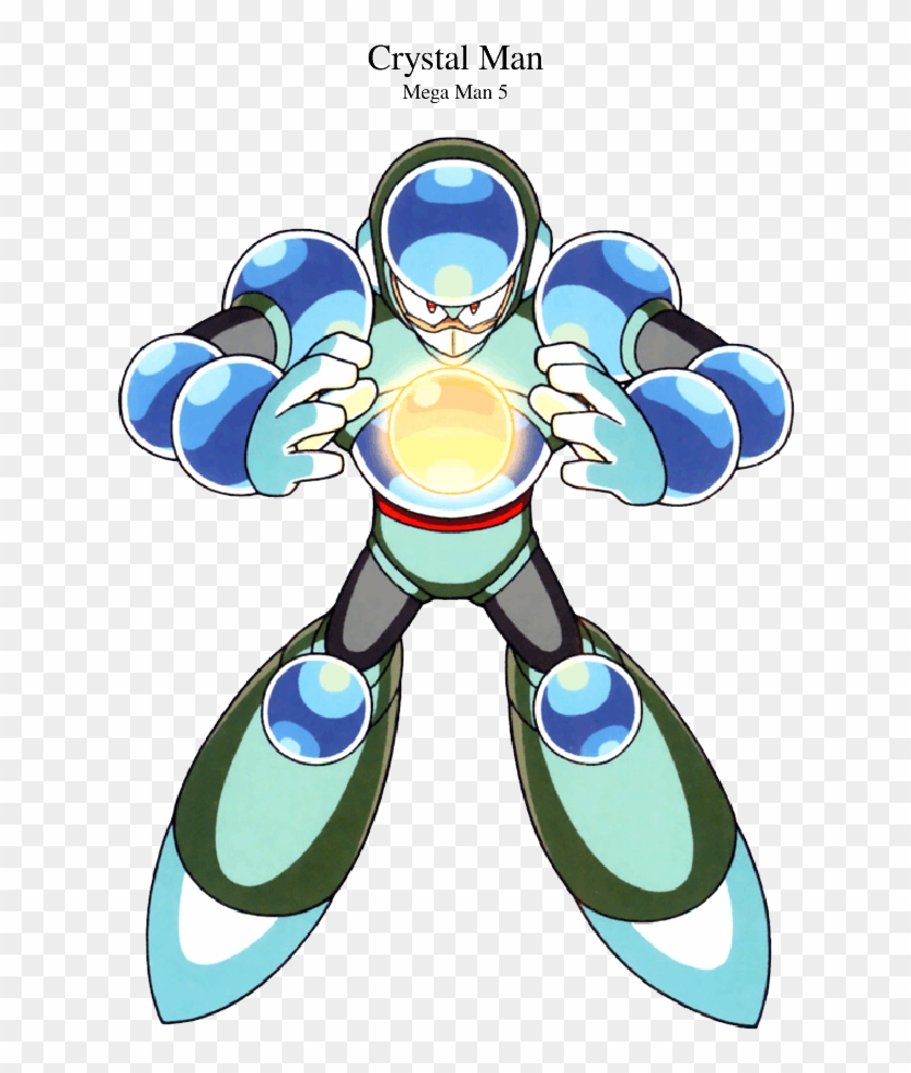 Mega Man - Mega Man 5 Crystal Man Clipart #243380