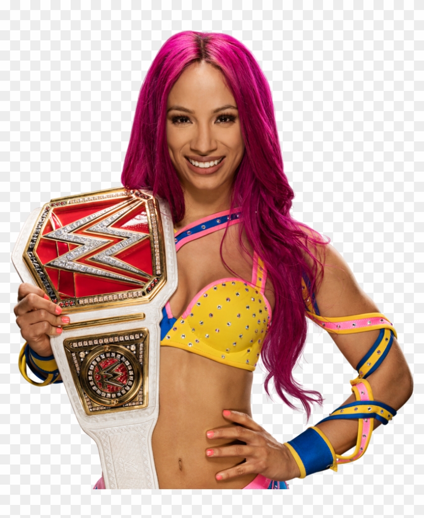 Wwe Sasha Banks Png - Sasha Banks With Title Clipart
