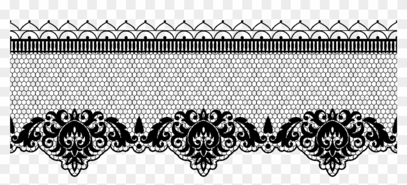 Lace Texture Laco Renda Stickers - Transparent Transparent Background Lace Pattern Clipart #243535