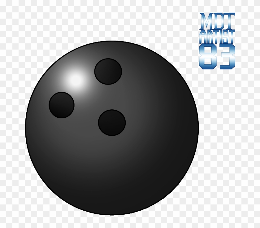 Black Bowling Ball Png - Circle Clipart #243619
