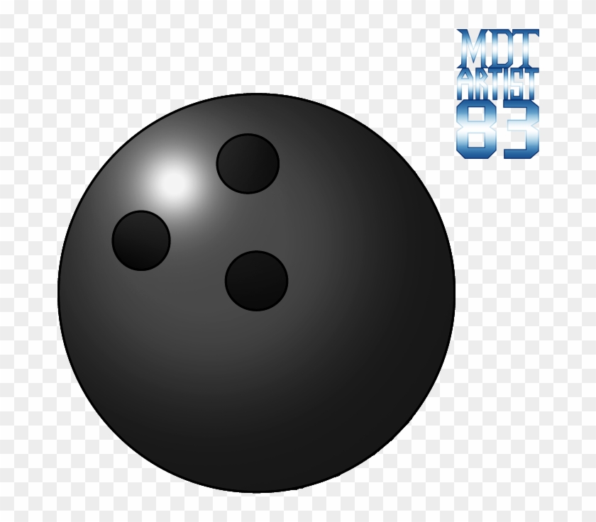 Black Bowling Ball Png - Circle Clipart