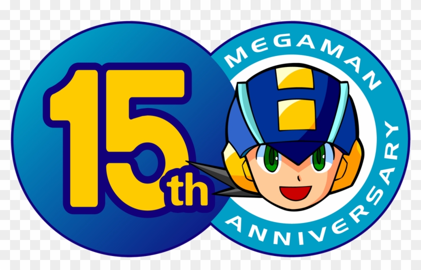 "sprites Inc - /classic/" - Mega Man Anniversary Logo Clipart