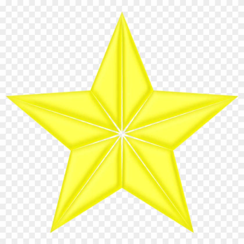 This Free Icons Png Design Of 3d Segmented Yellow Star Clipart #243772