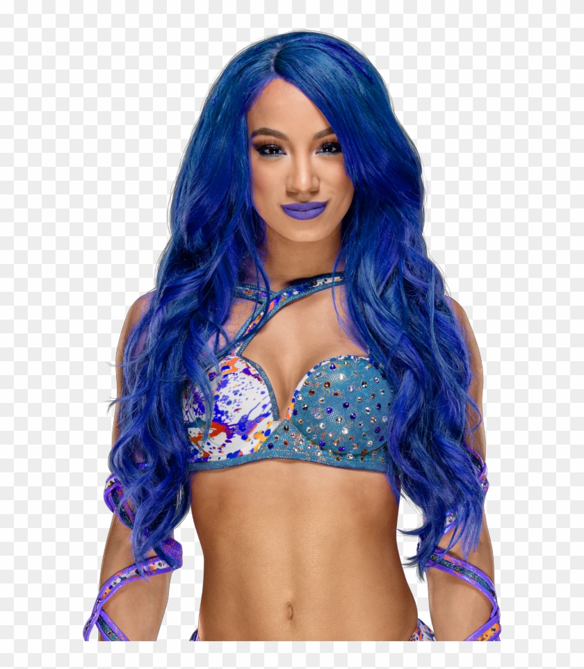 Wwediva Sticker - Raw Women's Champion Sasha Banks 2017 Clipart #243919