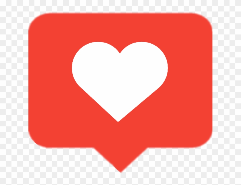 Instagram Heart Png - Like Button Instagram Png Clipart #244088