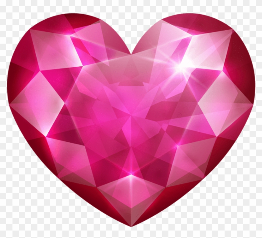 Free Png Pink Crystal Heart Png Transparent Birthday Frame