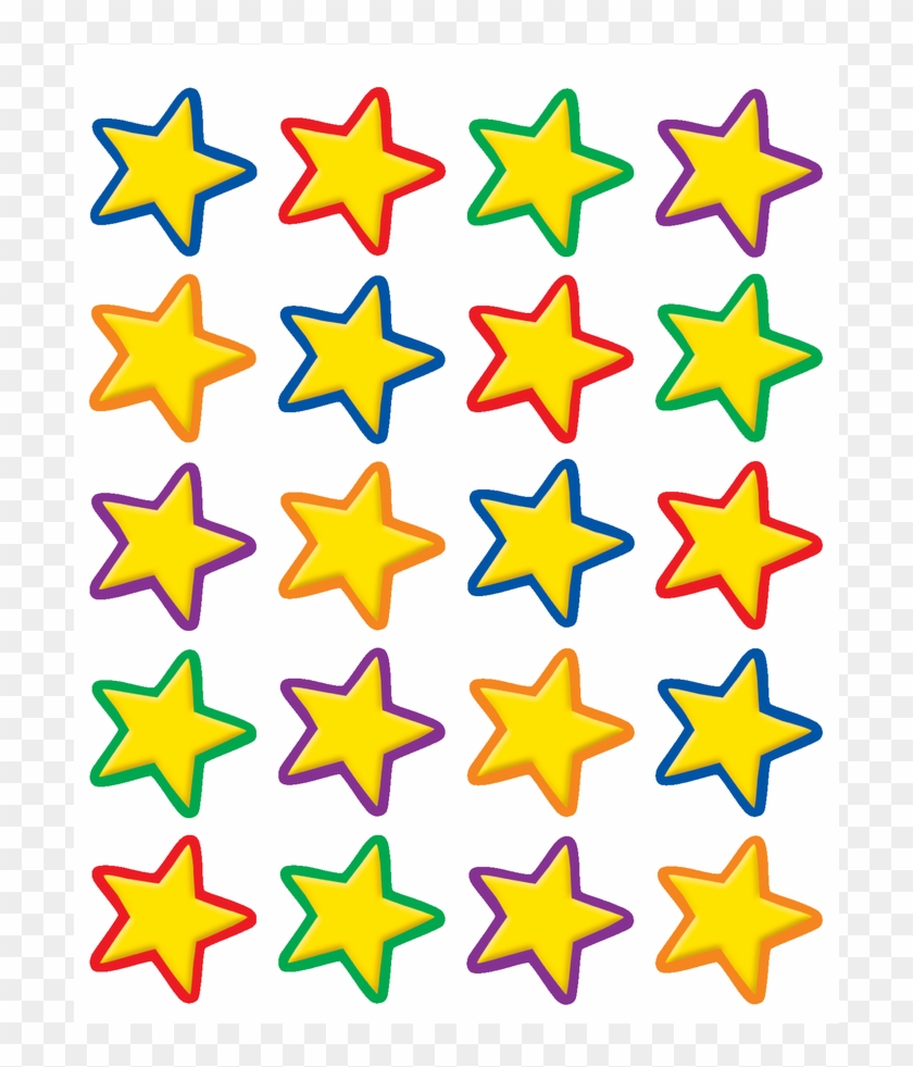 Tcr5161 Yellow Stars Stickers Image - Star Clipart #244696