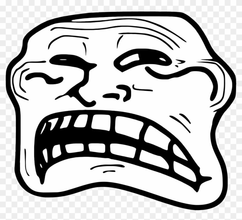 Troll Face Rage Png - Rage Comics Troll Face Clipart #244765