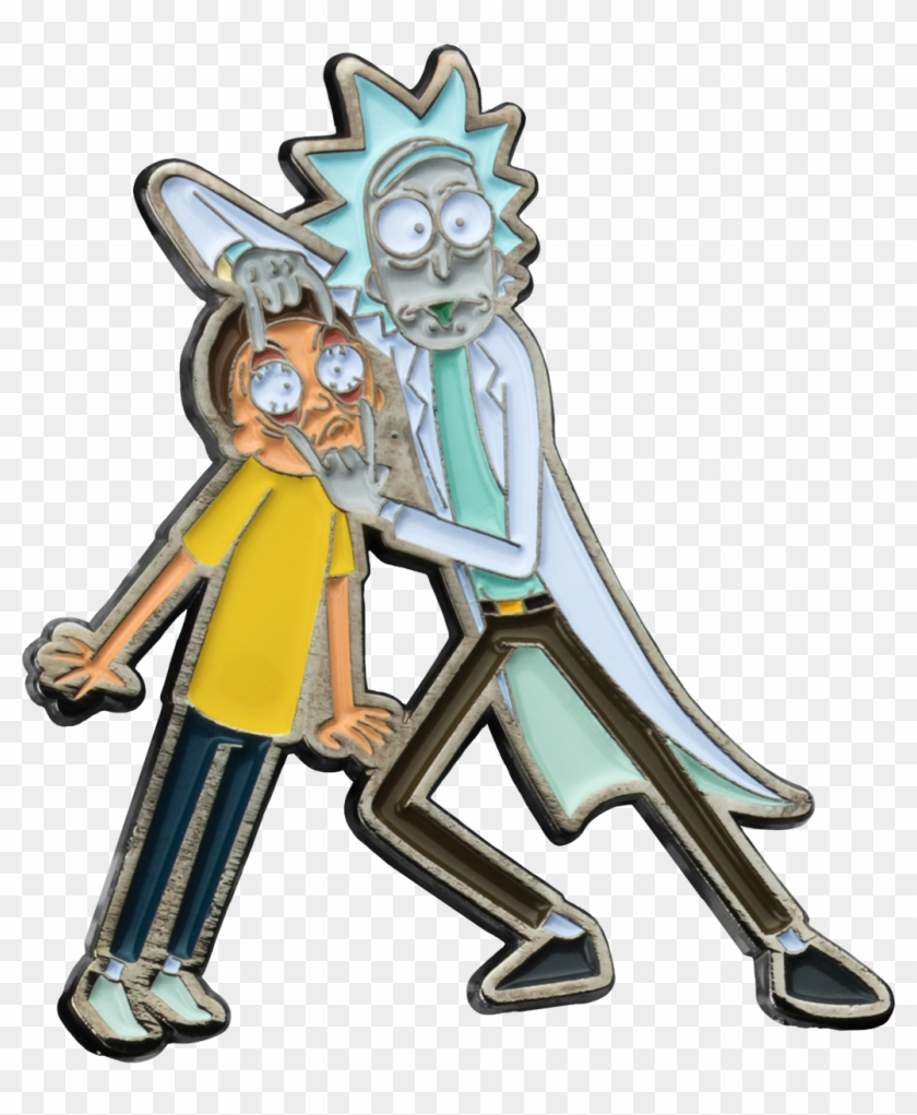 Rick - Rick And Morty Lapel Pins Clipart #244767