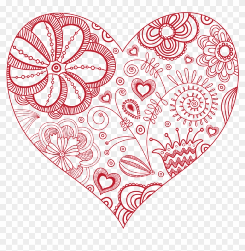 Free Png Decorative Red Heart Png - Decorative Heart Png Clipart