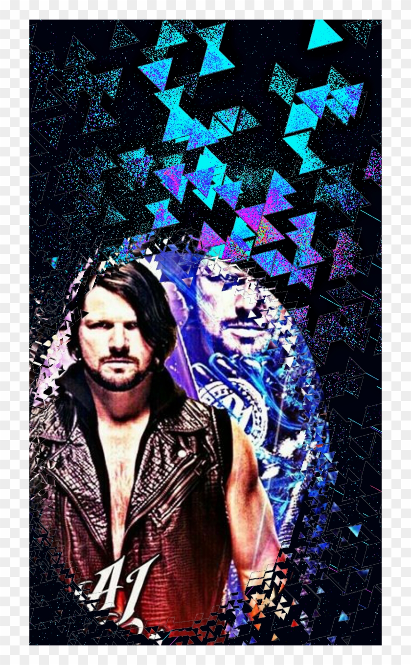Aj Styles And Sasha Banks Lockscreebs/wallpapers Requested - Leather Jacket Clipart #244931