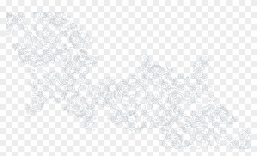White Lace Transparent Background Hd - Sketch Clipart