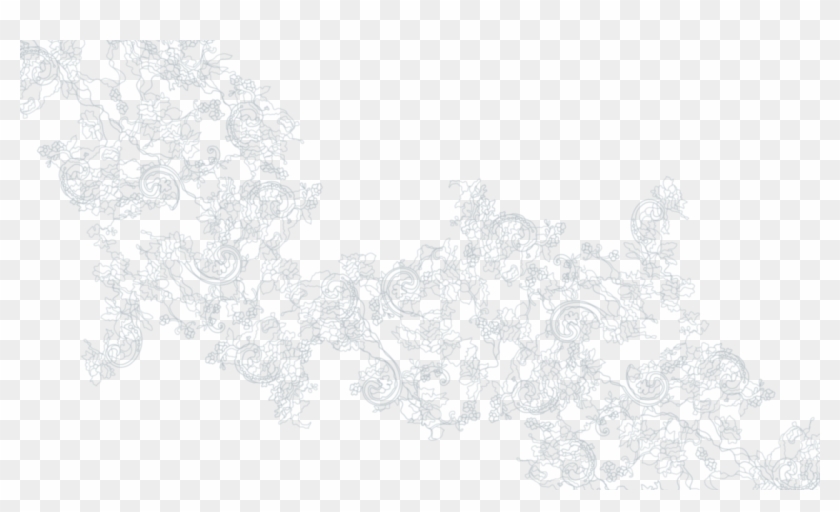 White Lace Transparent Background Hd - Sketch Clipart #244954