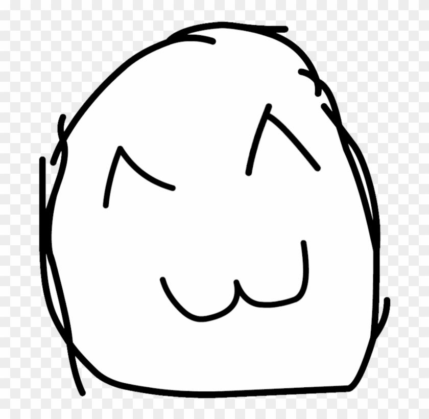 Meme Rageface Rageguy Kiss Happy Smile 1 By Ferlingmoon - Girls Head Template Clipart