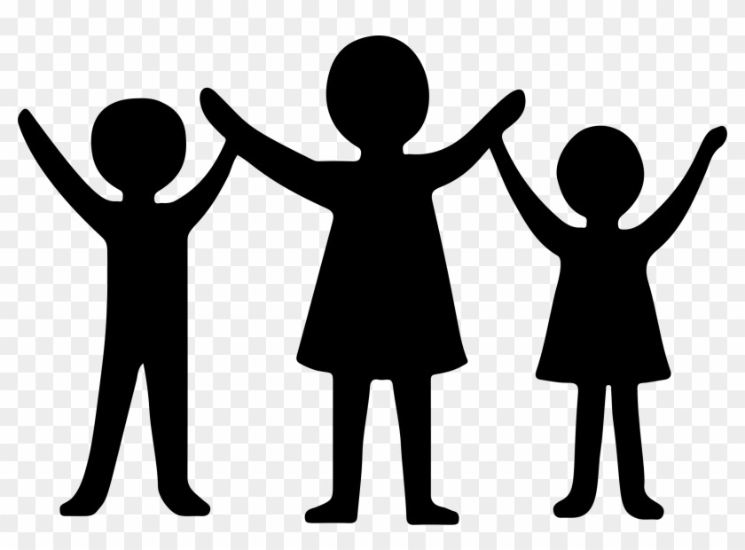 This Free Icons Png Design Of Three Children Holding Clipart