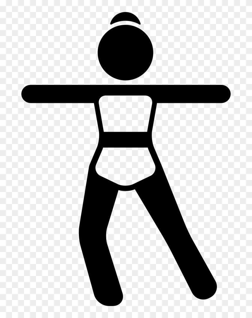 And Flexing One Leg Svg Png Icon - Vector Piernas Abiertas Png Clipart
