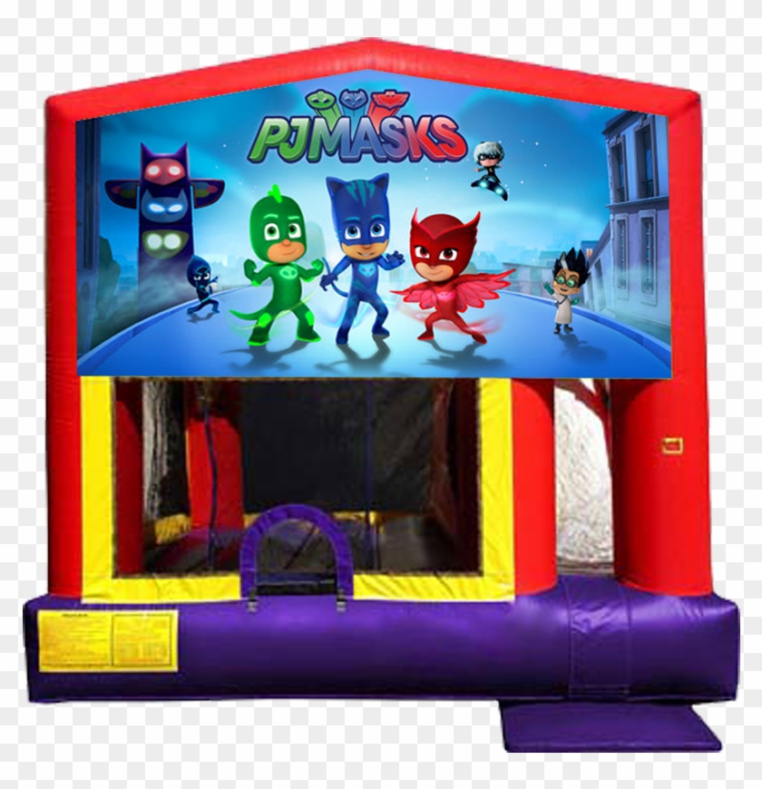 Need Pj Masks Themed Plates, Napkins And Party Favors - Pj Mask Bounce House Rental Clipart