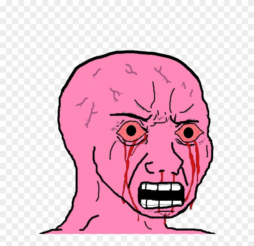 2096414 - > - Pink Wojak Clipart