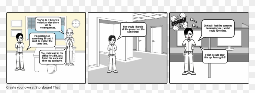 Workplace Rage - Cartoon Clipart #245770
