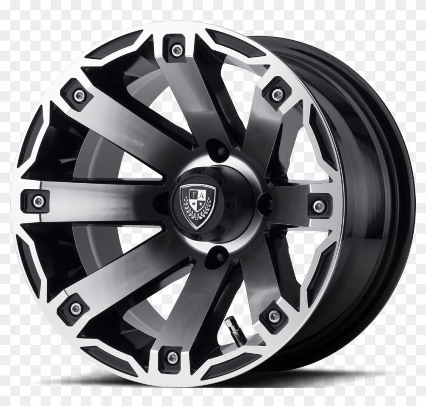 Off Road Wheels Black And Silver Clipart #245826