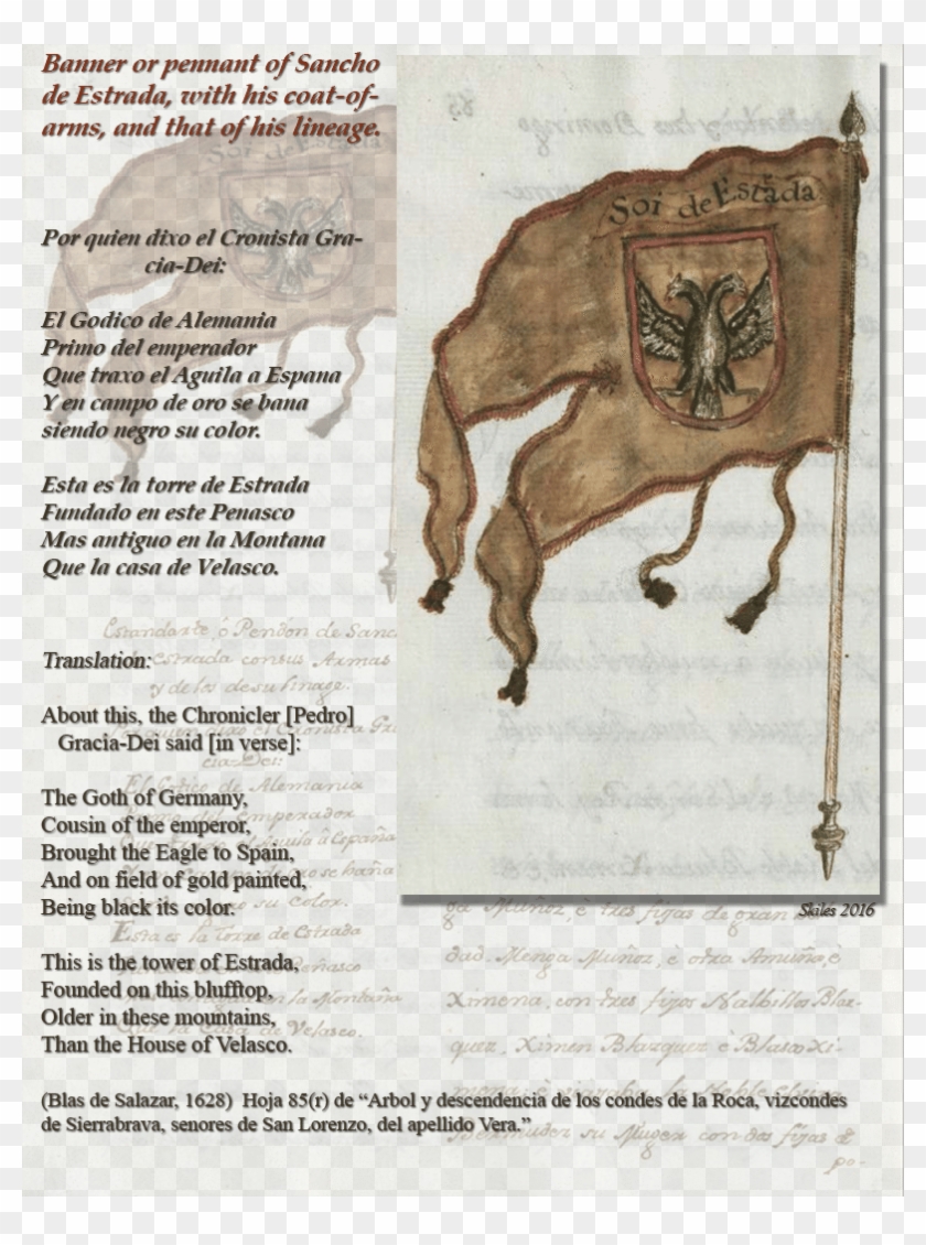 Estrada Banner Coat Of Arms - Cat Clipart #245878