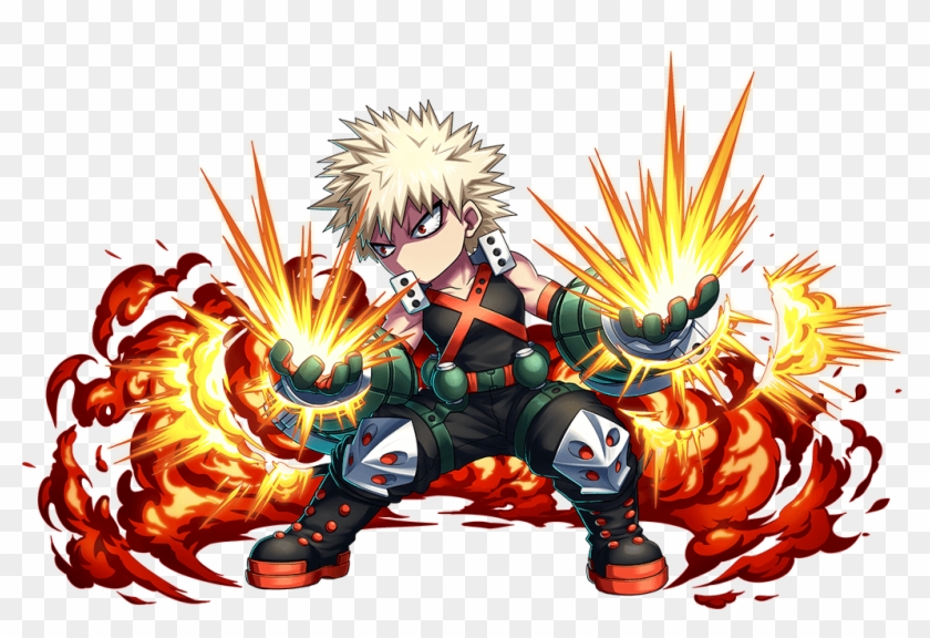 Katsugi Bakugo,tsuyu Asui, And All Might Albums 1/8/18 - Brave Frontier Boku No Hero Clipart