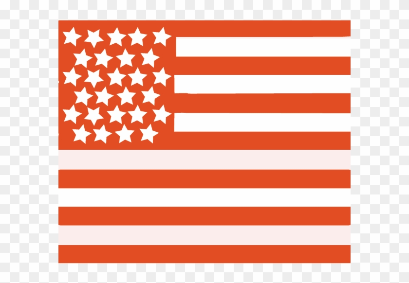 Sourced And Made In The Usa - American Flag Clipart