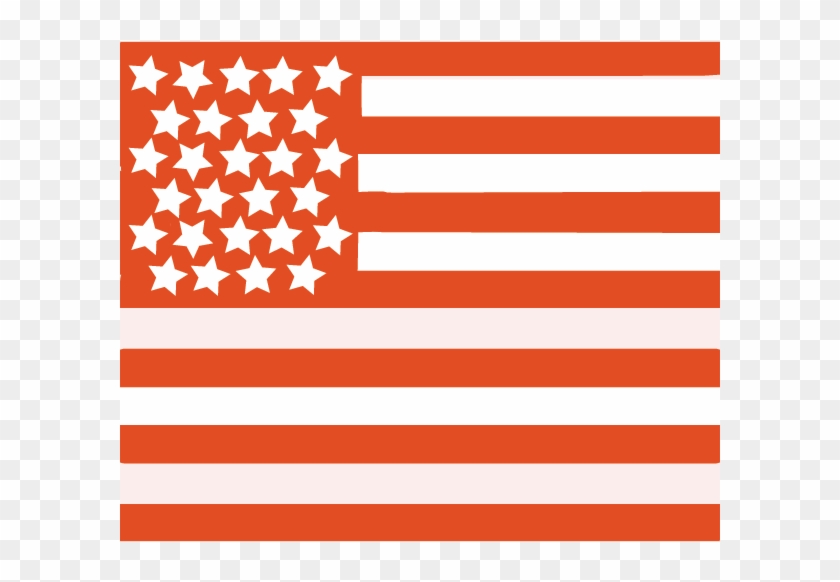 Sourced And Made In The Usa - American Flag Clipart #245995