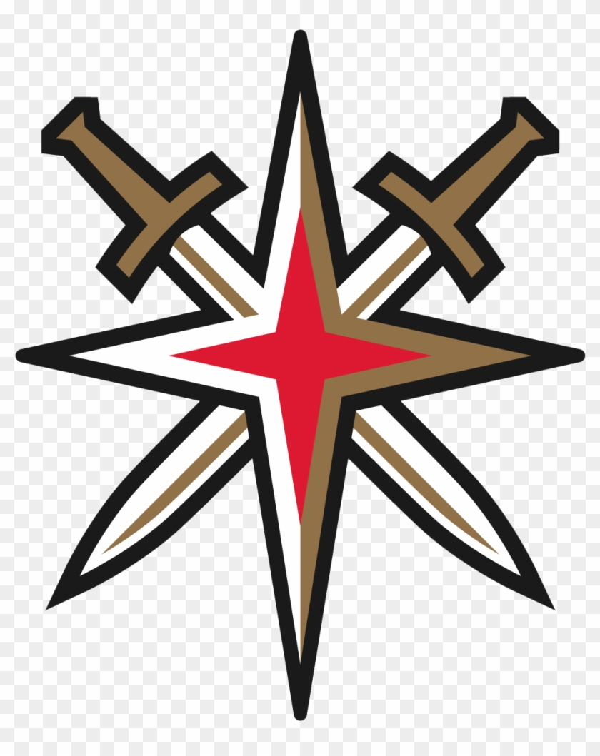 Secondary Cmyk - Vegas Golden Knights Star Clipart #246309