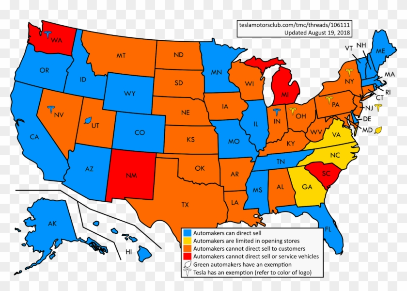 Absurd Tesla Obstructionism In Numerous Us States - Water Pollution In The Us Clipart