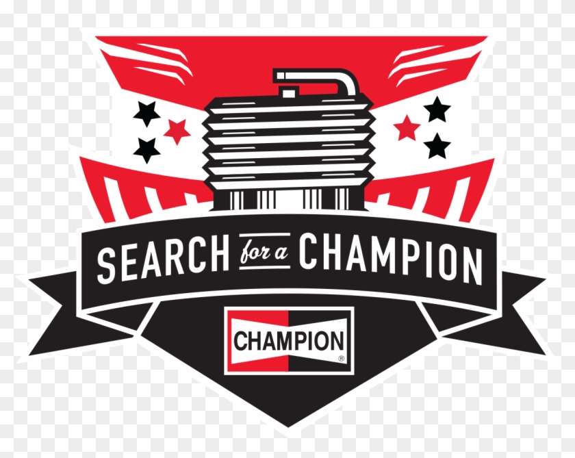 2017 Search For A Champion Logo - Champion Spark Plug Racing Vintage Clipart