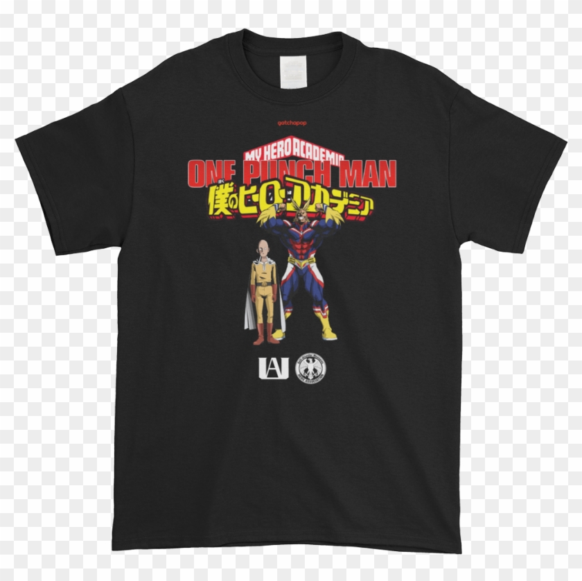 All Might X Saitama Combo Shirt - Thrasher Pushead T Shirt Clipart #246504