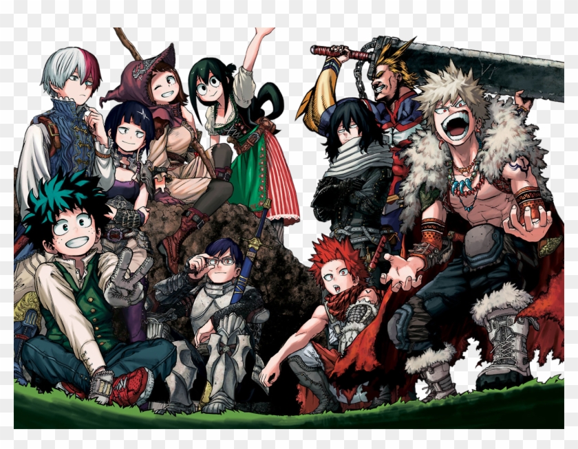 Aizawa Shouta All Might Asui Tsuyu Bakugou Katsuki Clipart