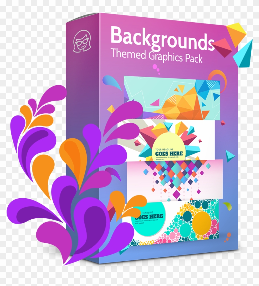A Rich Collection Of Beautiful Shapes And Modern Color - Graphic Design Clipart #246748