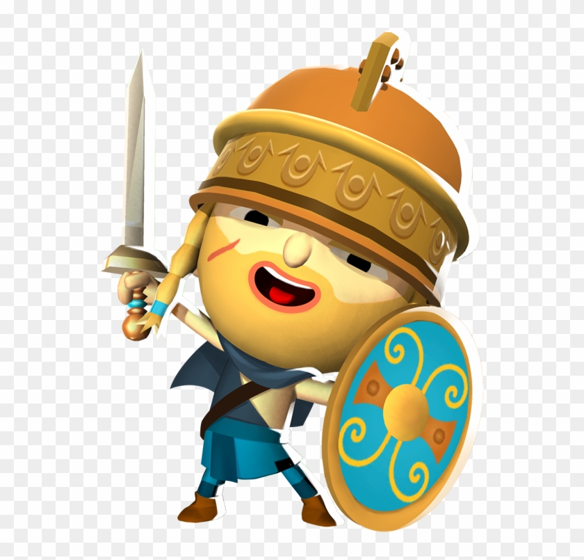 Clip Library Leon The Brawling Gaul World Of Warriors - Cartoon - Png Download