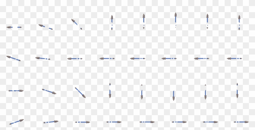 Dragonspear - 2d Spear Sprite Clipart #246892