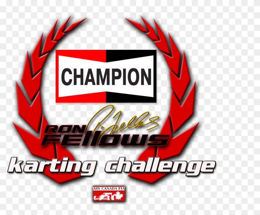 12 May Champion Ron Fellows Karting Challenge Season - Champion Spark Plugs Clipart