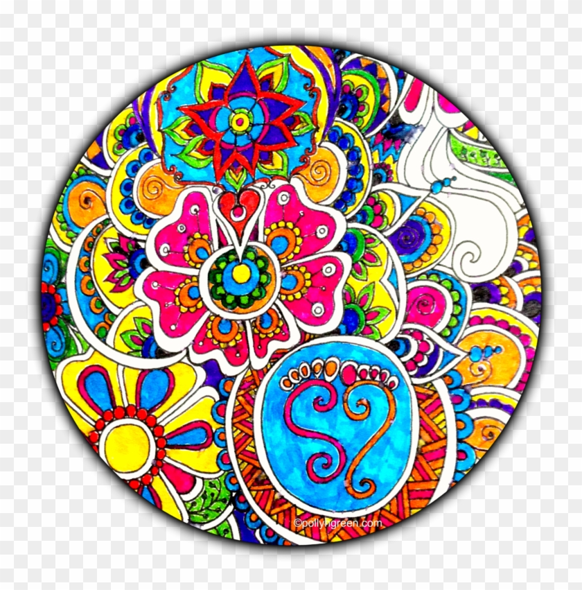 Laxmi Feet Drawing Mandalas And Being Alone In Nature Clipart (246948