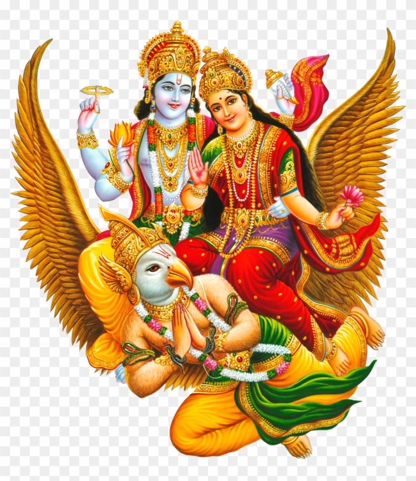 Posted By Yuvan Shankar At - Vishnu Lakshmi Garuda Clipart