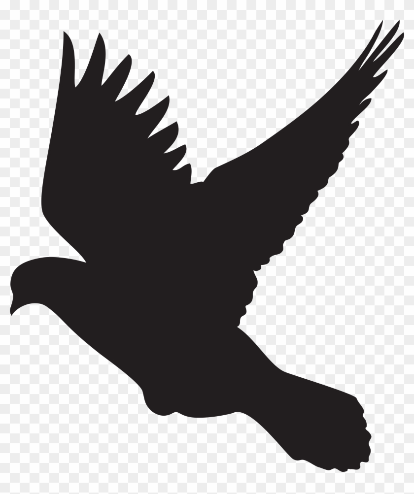 Flying Dove Silhouette Png Clip Artu200b Gallery Yopriceville Transparent Png #247016