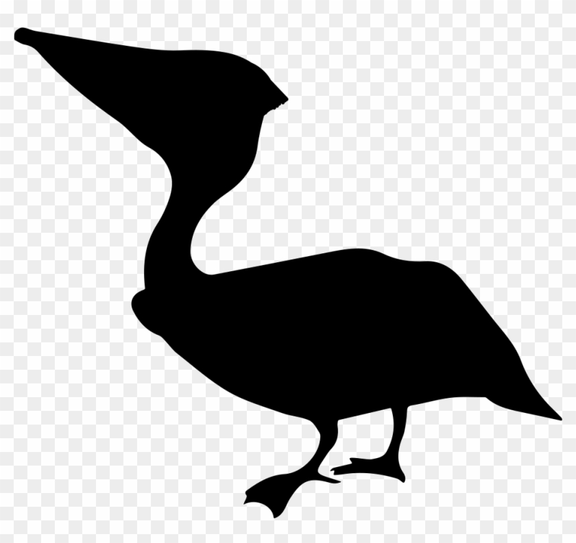 Anhinga Bird Silhouette Comments - Silueta De Ave Clipart