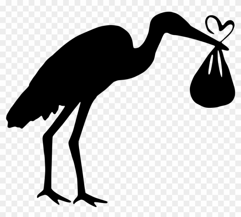 Download Png - Stork Silhouette Png Clipart