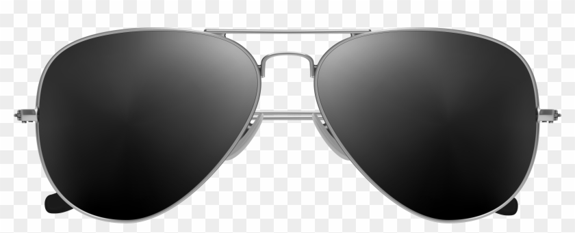 8000 X 2951 19 - Black Aviator Glasses Png Clipart
