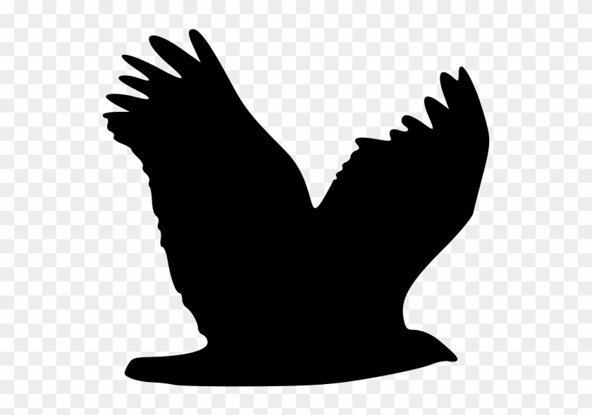 Eagle Clipart Silhouette - Flying Eagle Clipart - Png Download