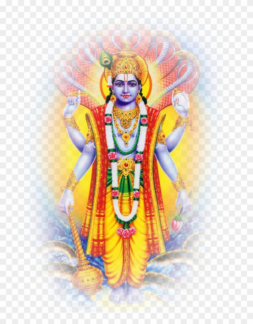 Lord Rama Background Png - Vishnu Hindu God Clipart