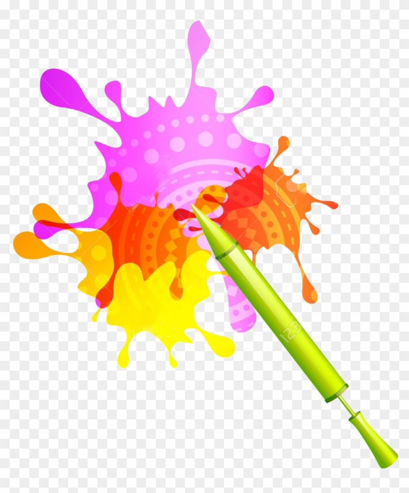 Holi Pichkari Png Clipart